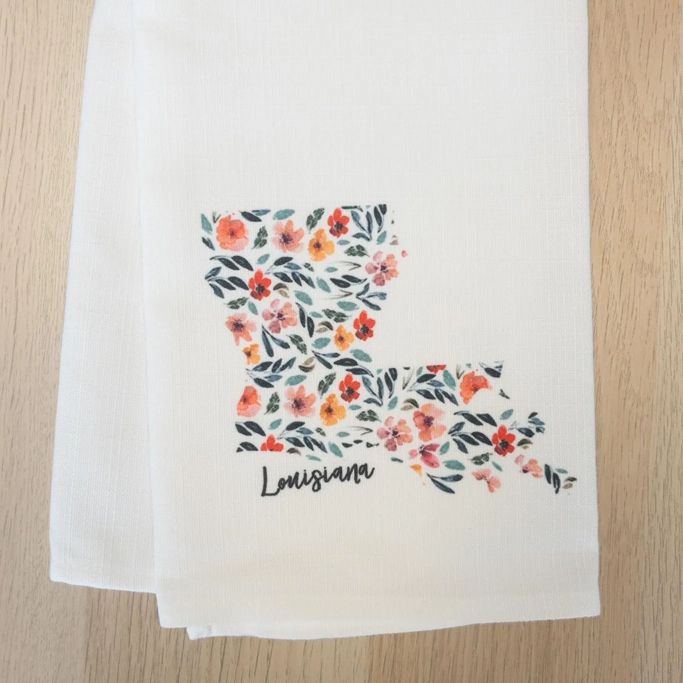 Louisiana Floral Towel