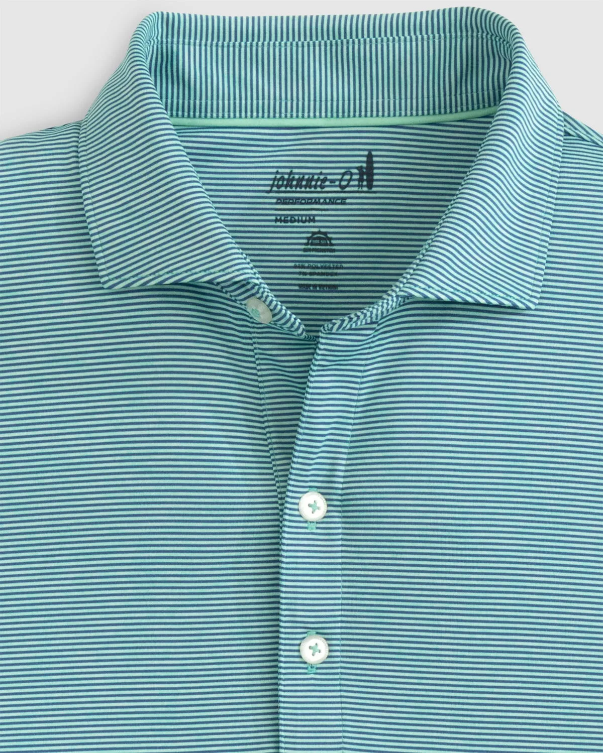 Lyndon Striped Jersey Performance Polo | 4 Colors