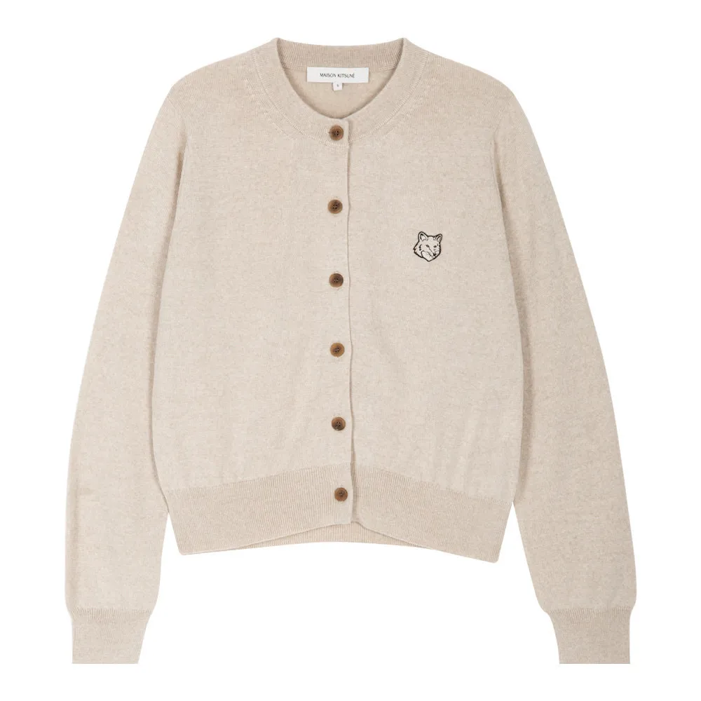 MAISON KITSUNE  |Street Style Long Sleeves Logo Cardigans