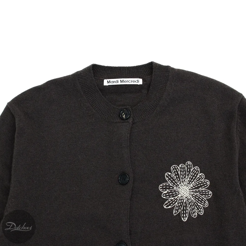 Mardi Mercredi  |Casual Style Wool Nylon Long Sleeves Plain Medium Logo