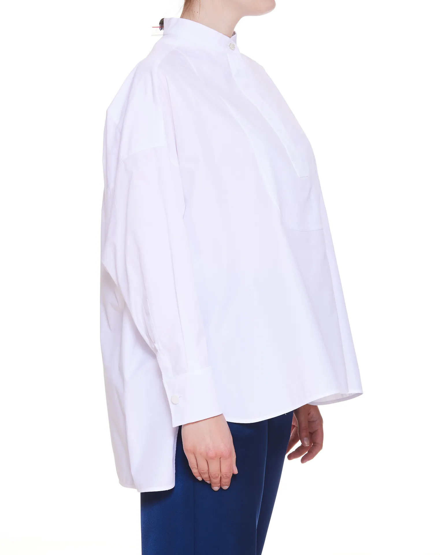 MaxMara  |Casual Style Long Sleeves Plain Cotton Office Style