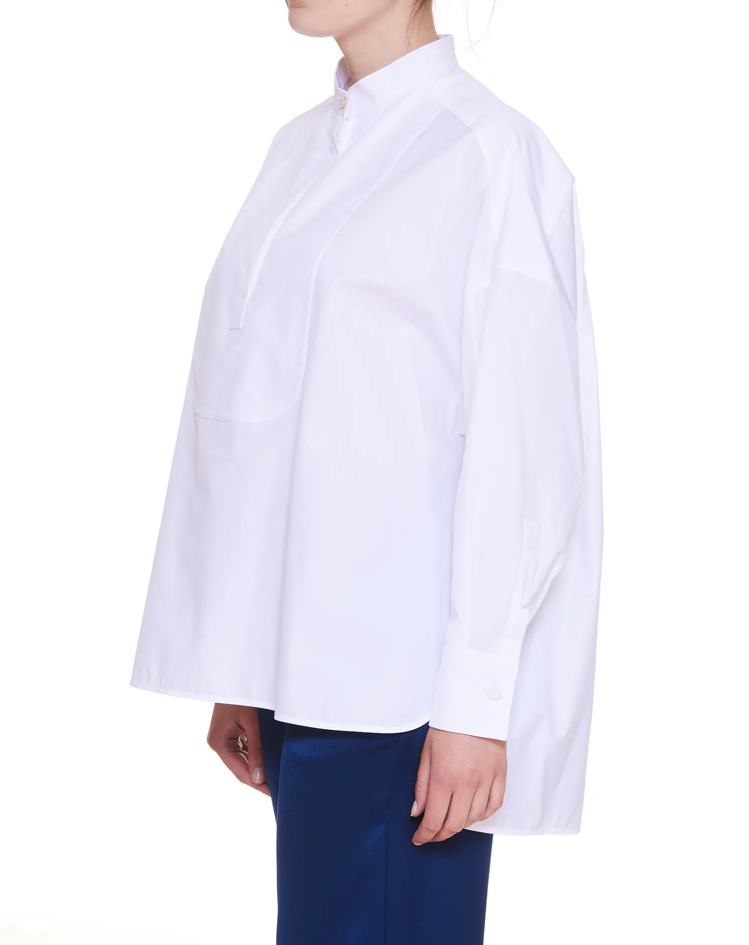 MaxMara  |Casual Style Long Sleeves Plain Cotton Office Style