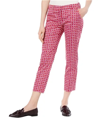 Maxmara Womens Cico Geometric Print Casual Cropped Pants