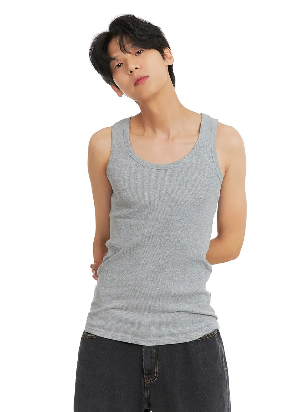 Men's Basic Slim Fit Tank Top IA401