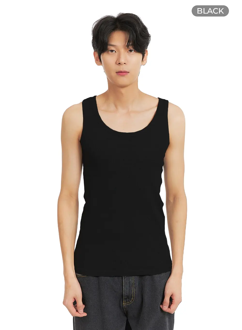 Men's Basic Slim Fit Tank Top IA401