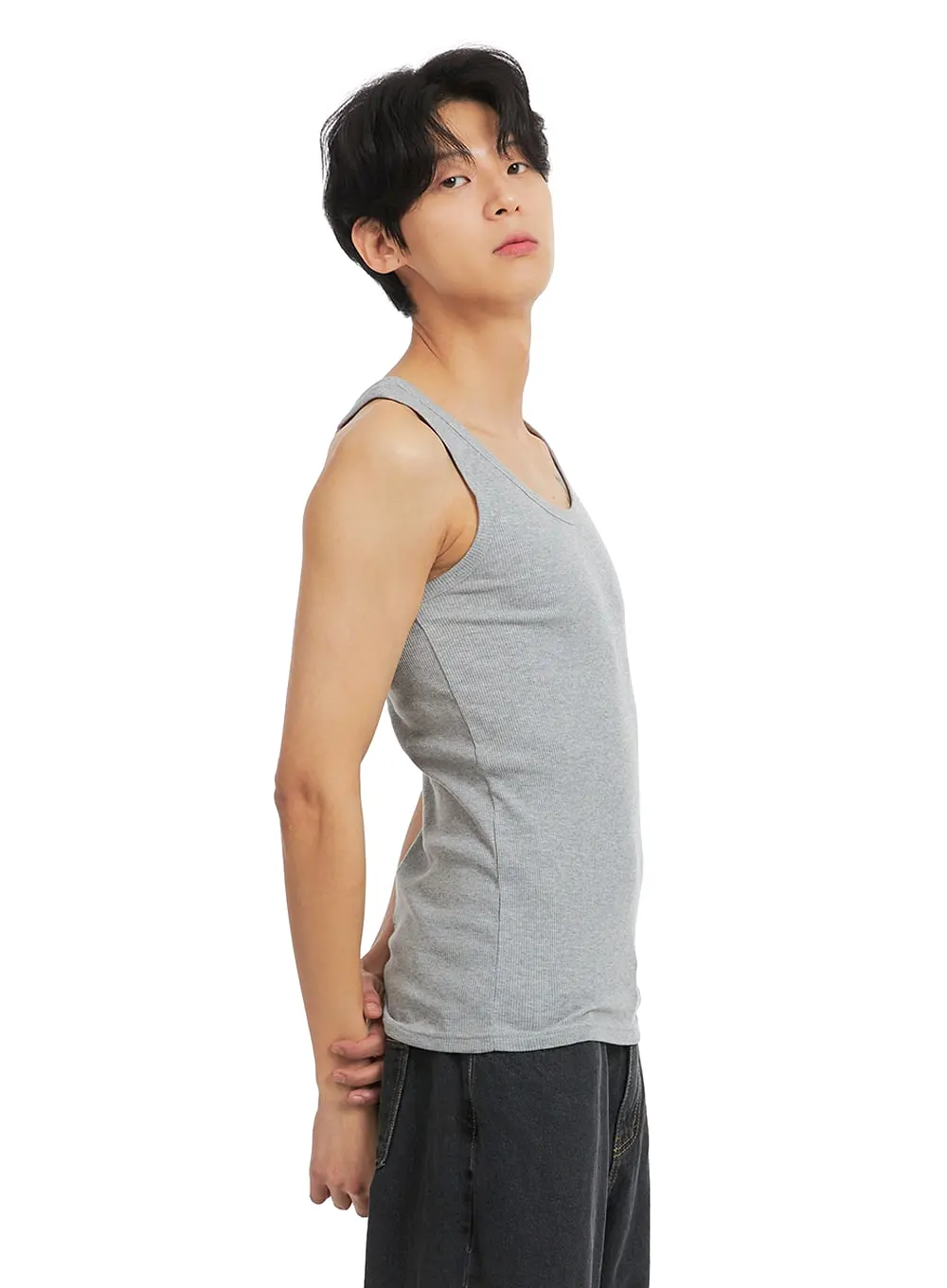 Men's Basic Slim Fit Tank Top IA401