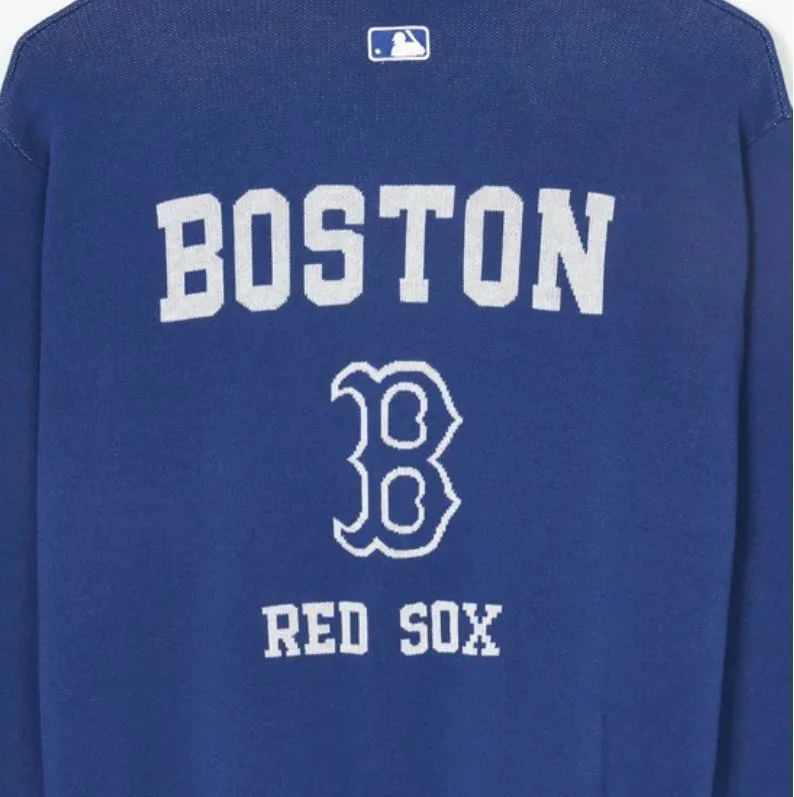 MLB Korea  |Unisex Street Style Long Sleeves Office Style Logo Cardigans