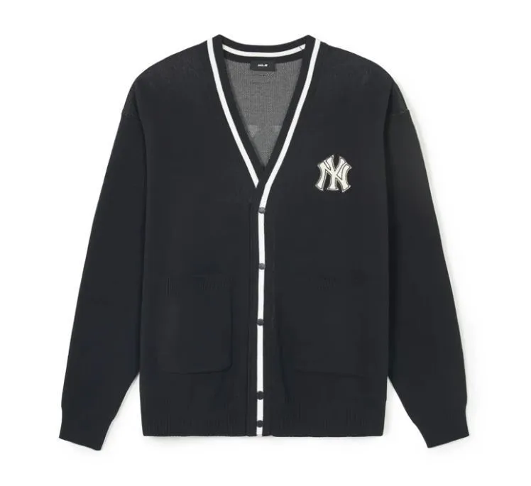 MLB Korea  |Unisex Street Style Long Sleeves Office Style Logo Cardigans