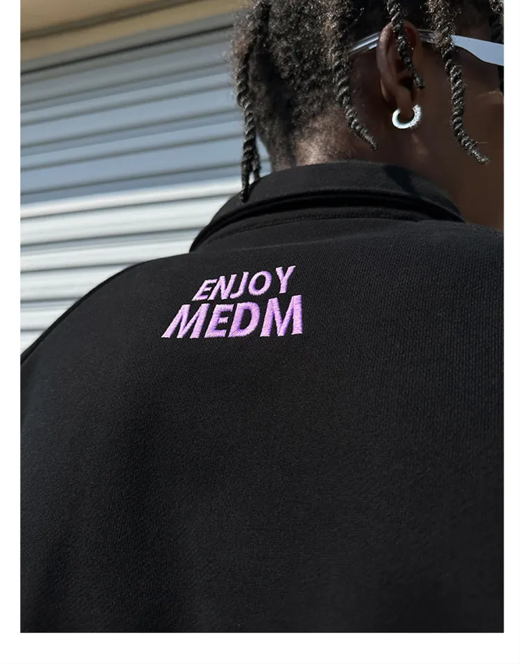 MR. ENJOY DA MONEY  |Unisex Street Style Long Sleeves Polos