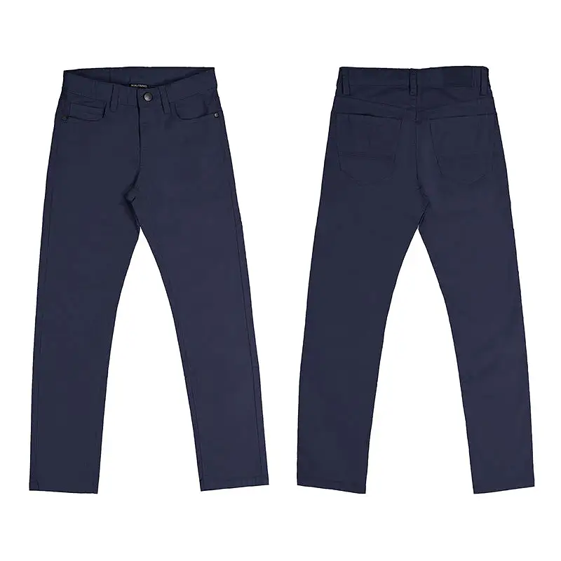 Nukutavake 5 Pocket Slim Fit Basic Pant _Navy 520-12