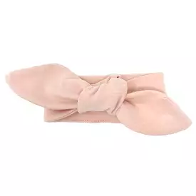 oh baby! Tie Turban Cotton Headband - Pale Pink