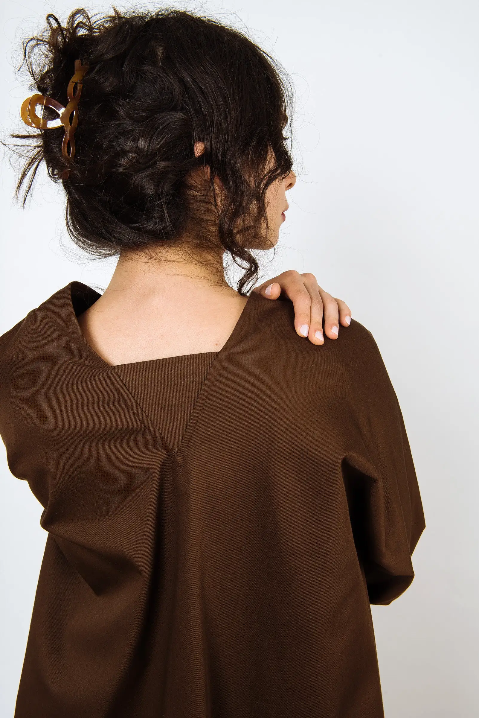 Organic Cotton Barcelona Duster | Chocolate