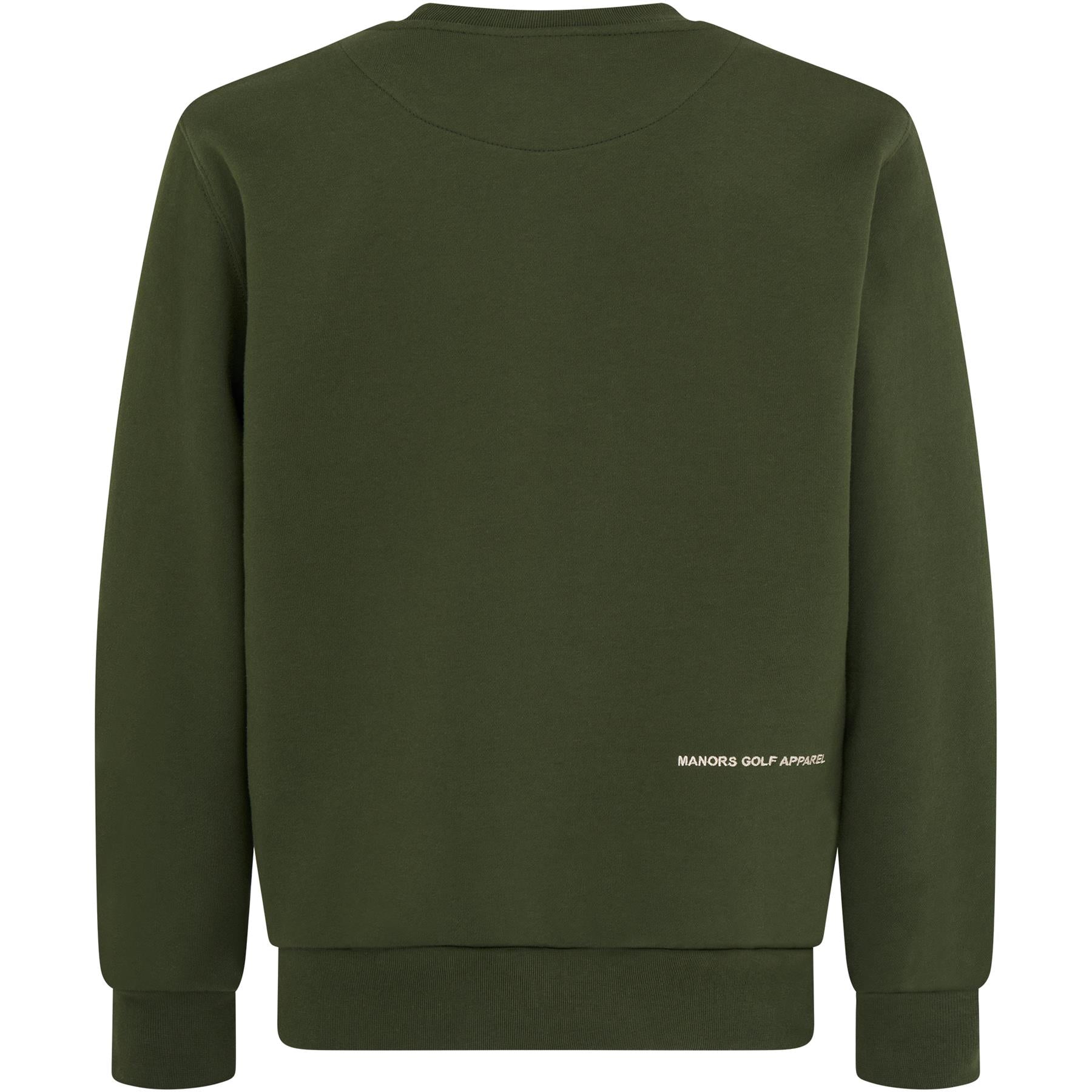 Organic Cotton Course Pullover Sweatshirt Green - SS24