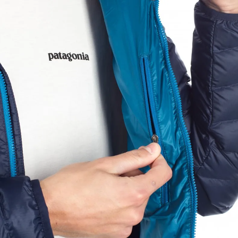 Patagonia Down Sweater Hoody (Navy Blue)