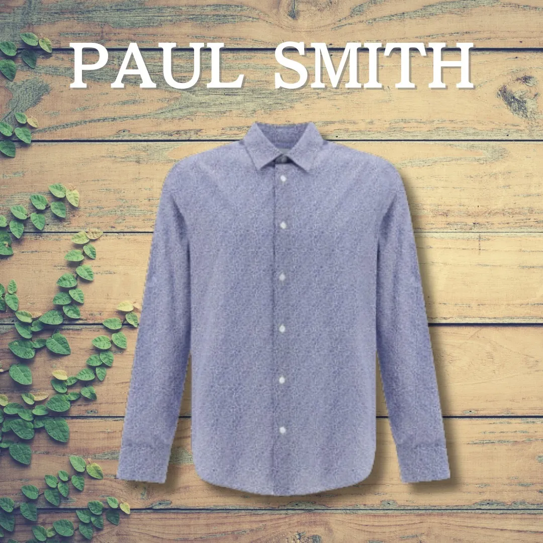 Paul Smith  |Flower Patterns Long Sleeves Cotton Front Button Shirts