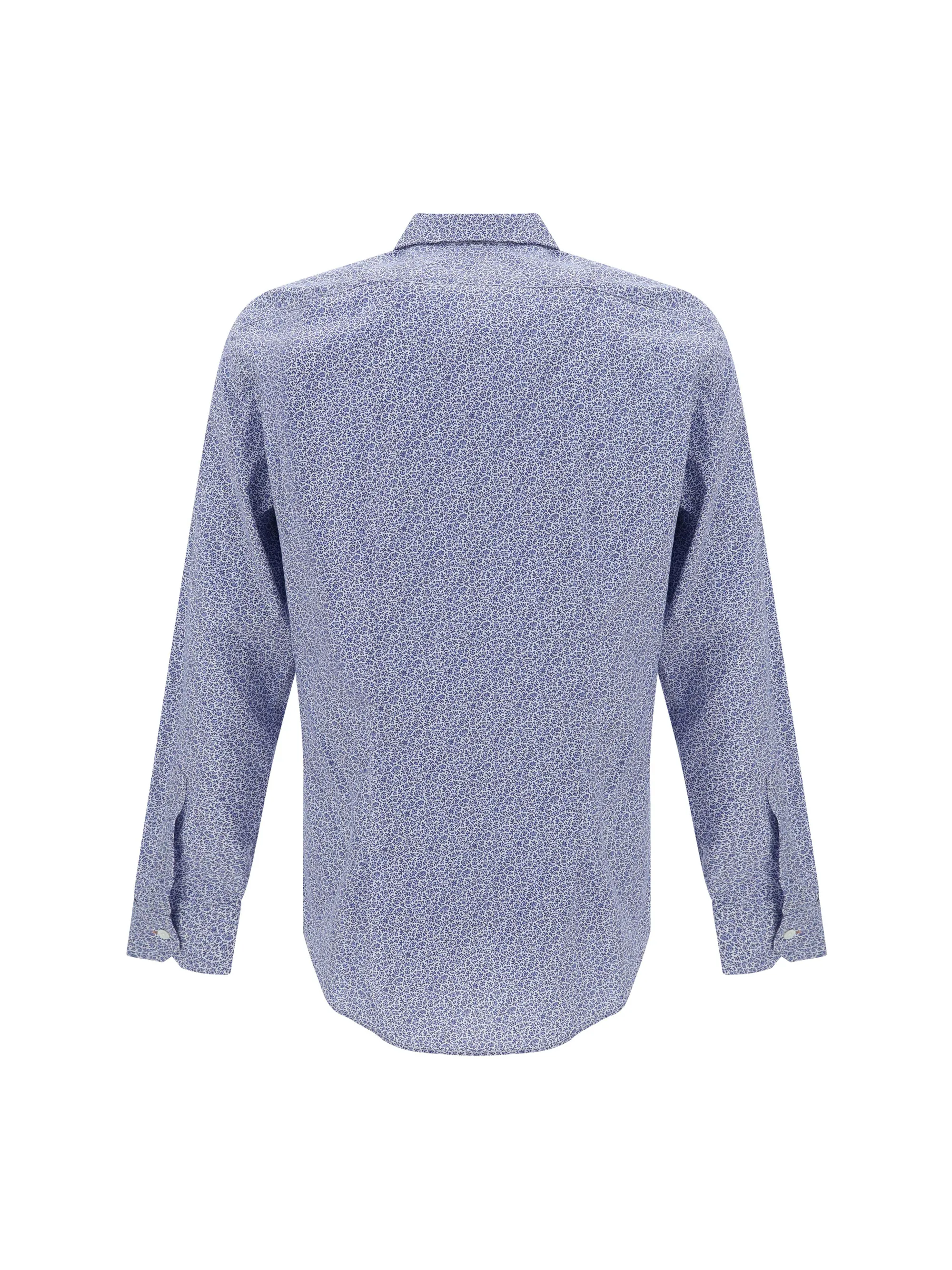 Paul Smith  |Flower Patterns Long Sleeves Cotton Front Button Shirts