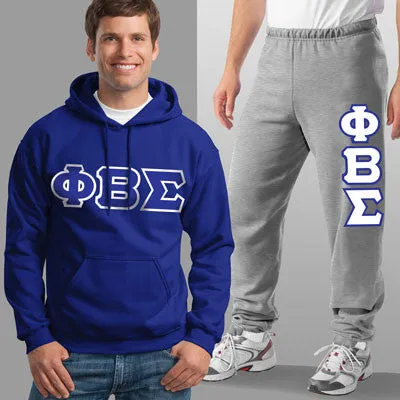 Phi Beta Sigma Hoodie and Sweatpants, Package Deal - TWILL