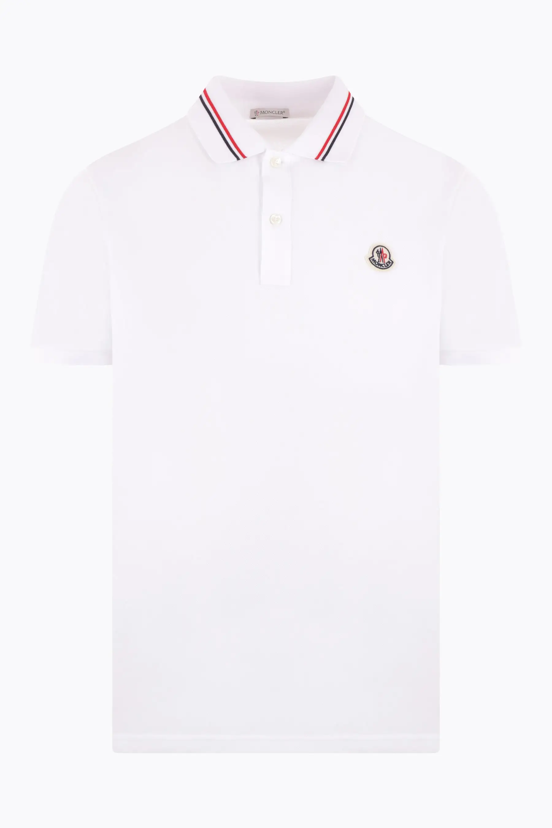 piquet polo shirt with logo patch