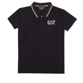 POLO CHEST LOGO EA7 Boy Navy