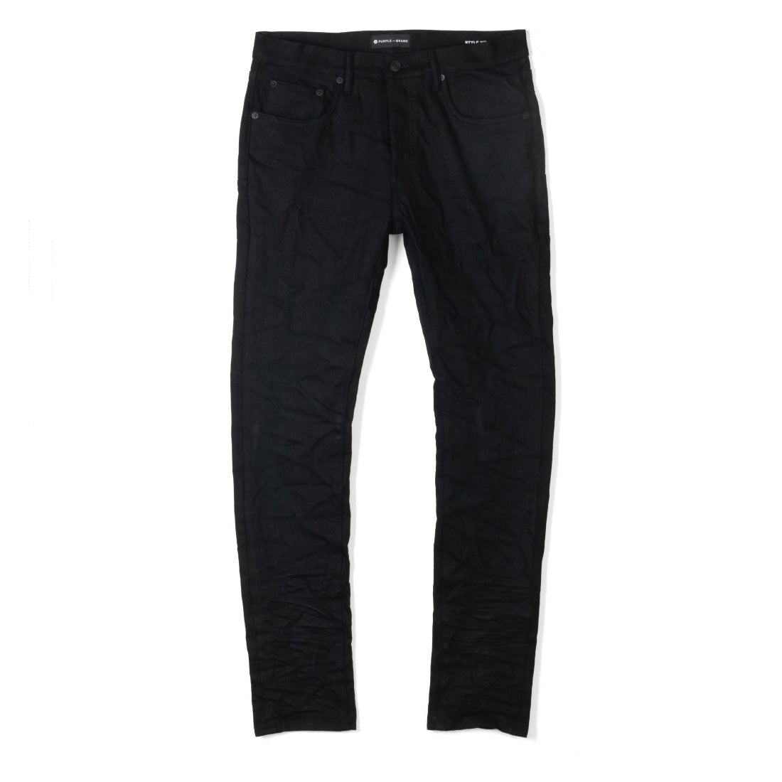 Purple Brand Black Raw Jeans