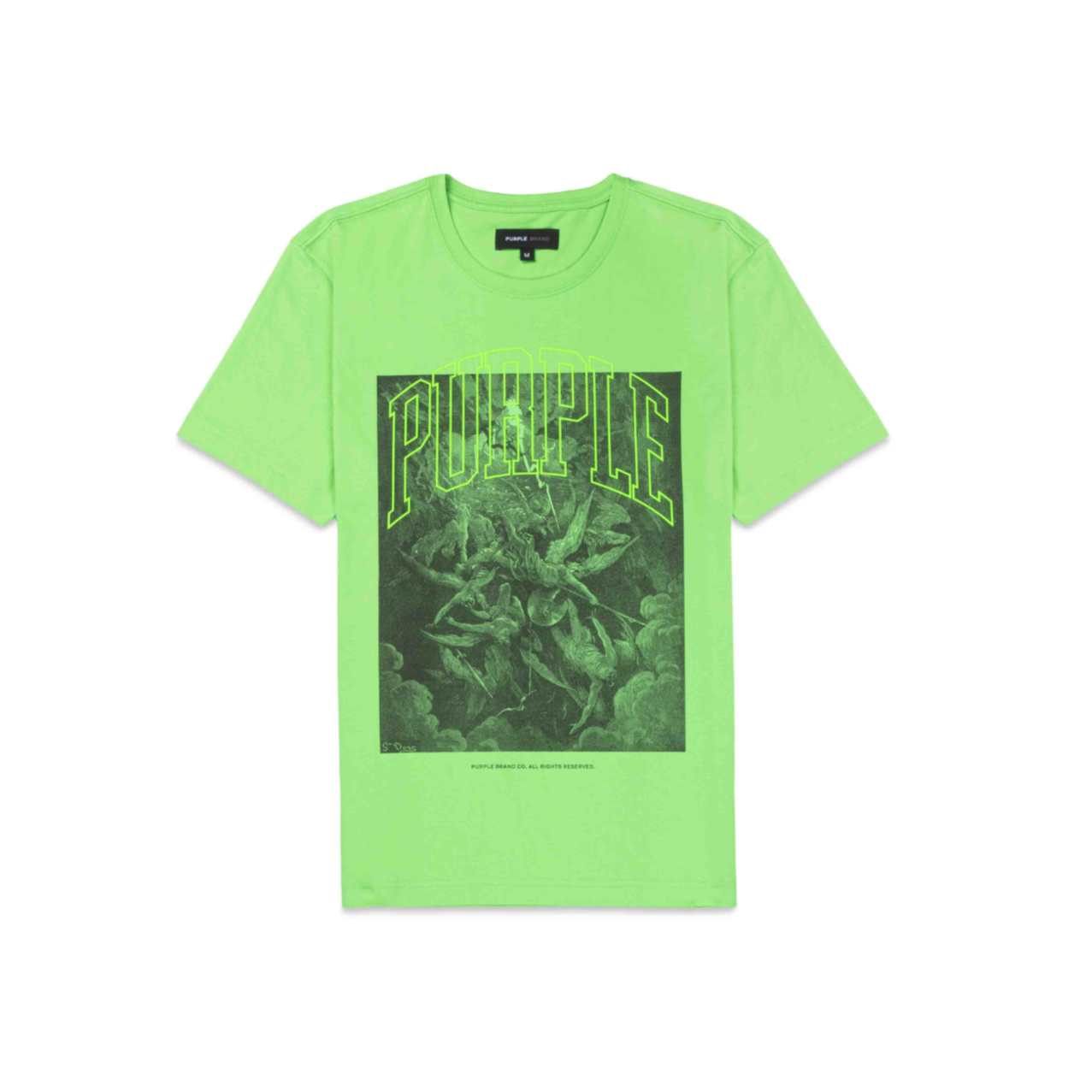 Purple Brand Fallen T-shirt (Green)