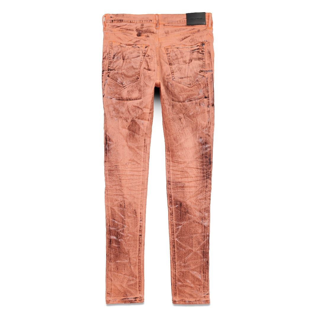 Purple Brand Fluorescent Orange X-Ray Jeans