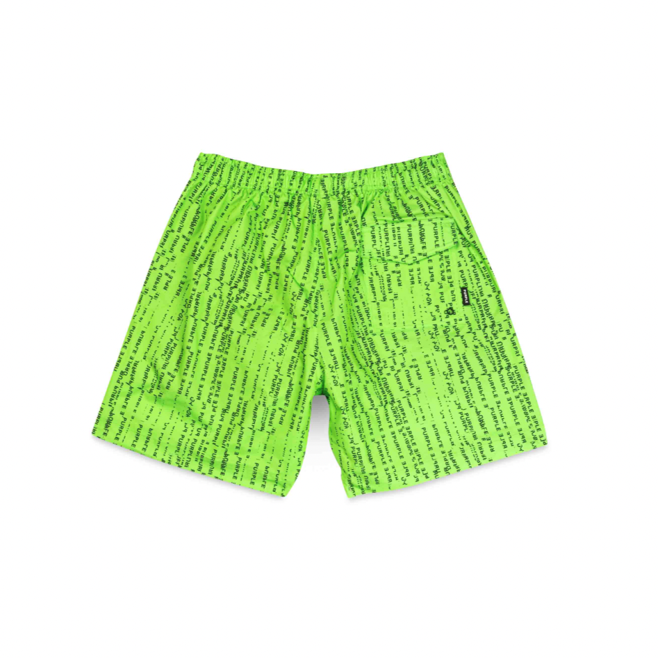 Purple Brand Hacker All Around Shorts (Green)