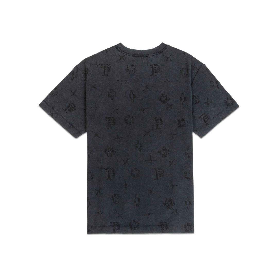 Purple Brand Type Monogram T-shirt (Black) - P104-JMBW224