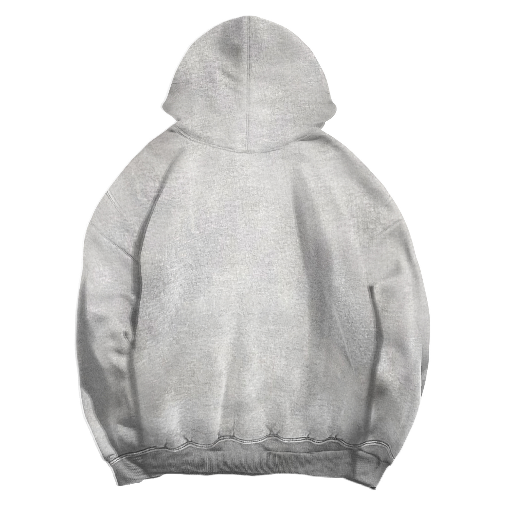 Purple Brand Wordmark Drip Grey Hoodie (P447-HHGW124)