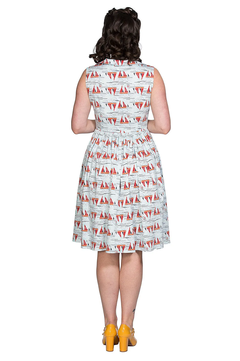 SAIL AWAY COLLAR DRESS