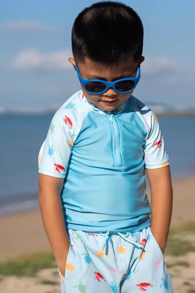 Short-Sleeve Rash Guard - Turtles