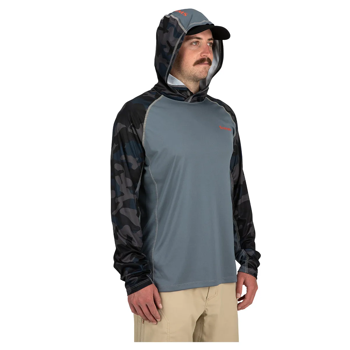 Simms SolarVent Hoody - Woodland Camo Storm