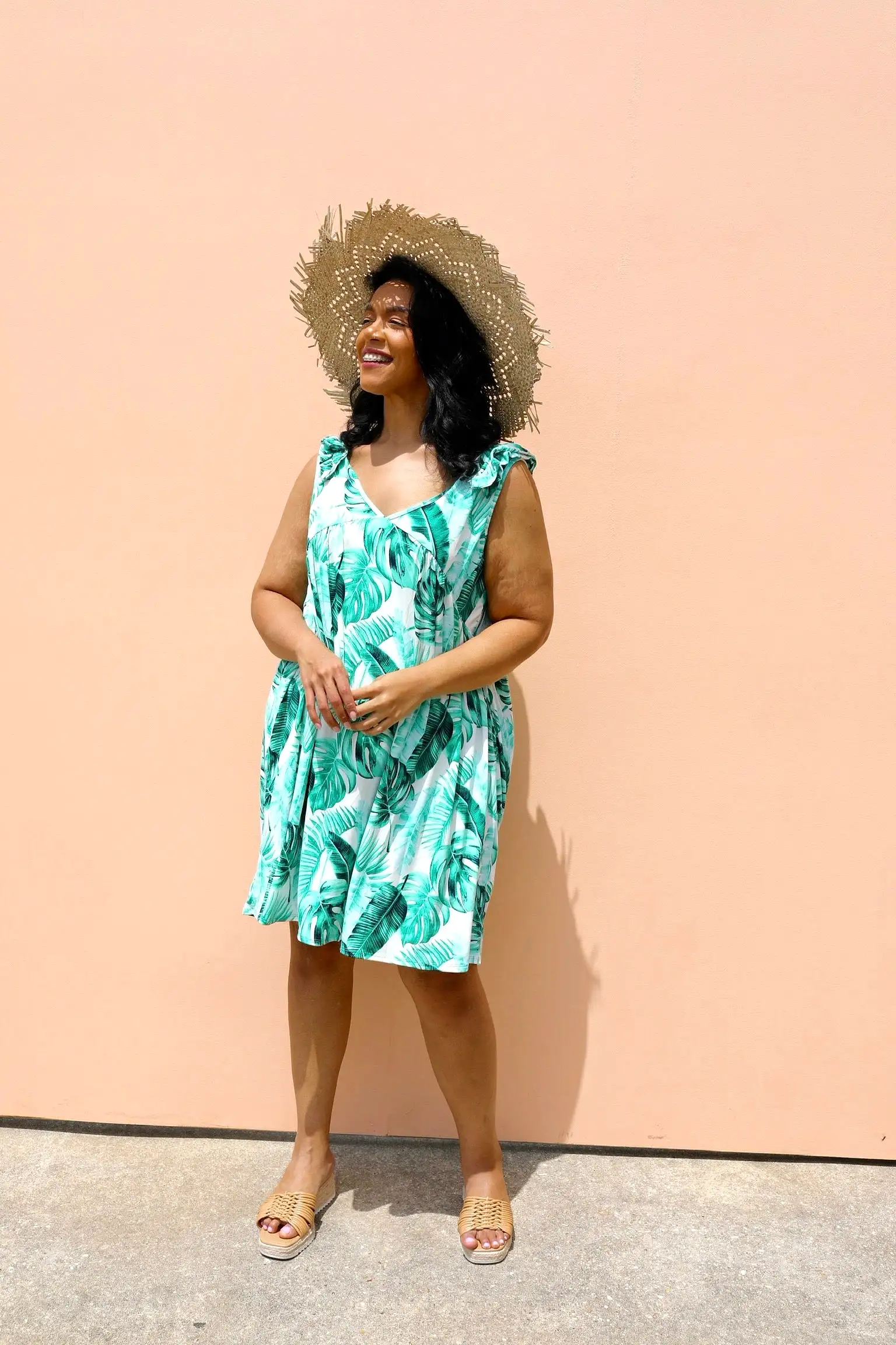 SIZE 2XL PLUS SIZE Let's Get Tropical Dress