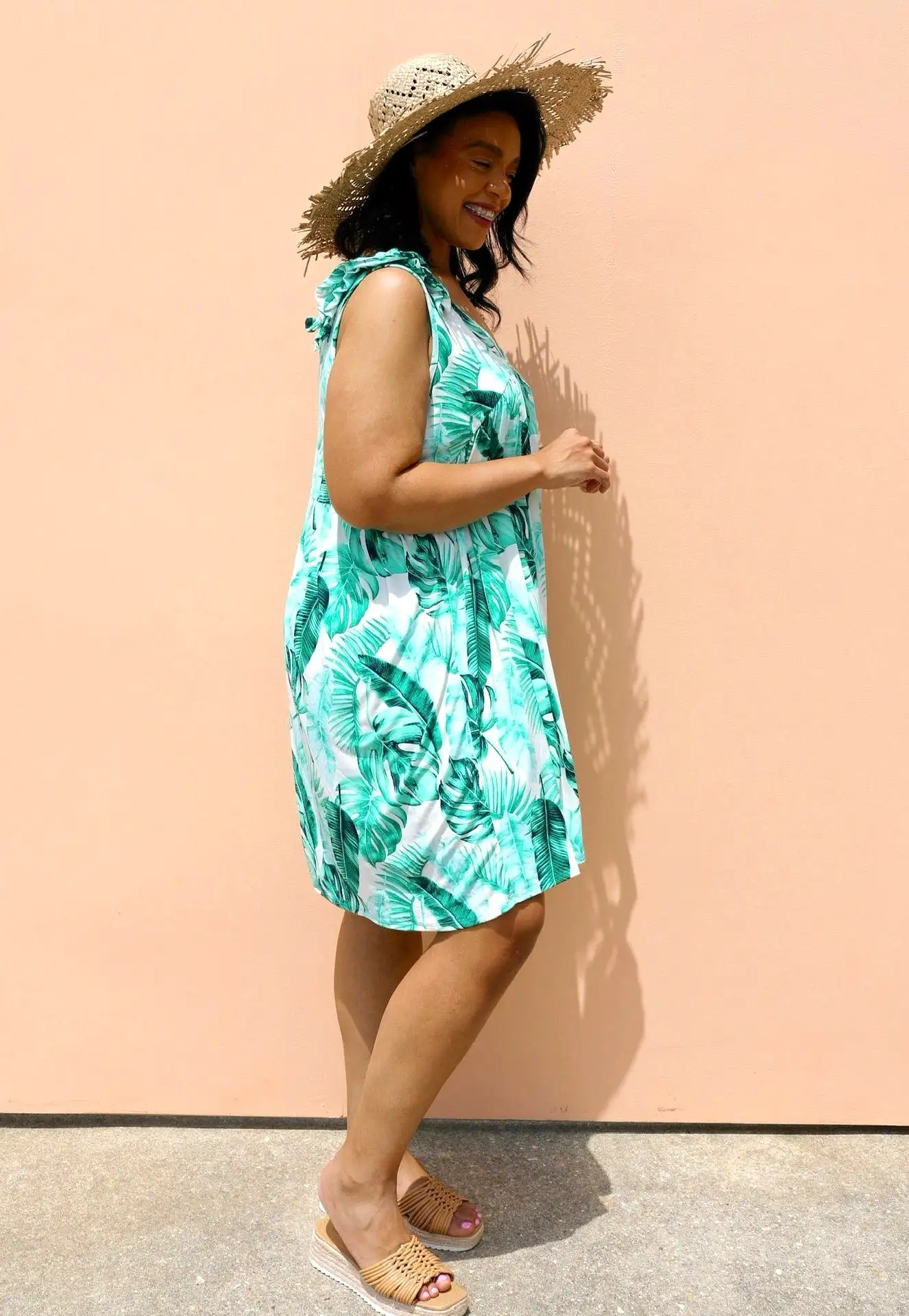 SIZE 2XL PLUS SIZE Let's Get Tropical Dress