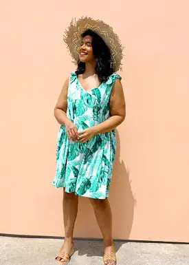 SIZE 2XL PLUS SIZE Let's Get Tropical Dress