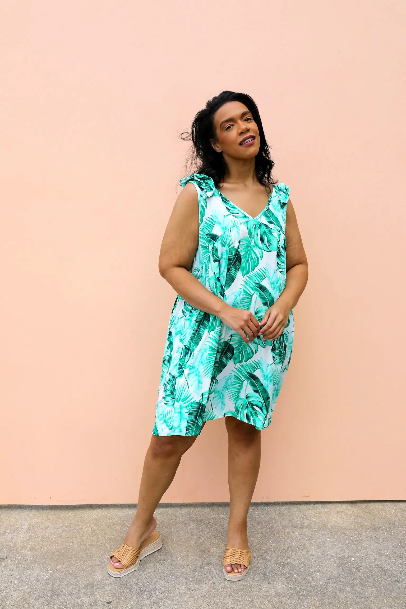 SIZE 2XL PLUS SIZE Let's Get Tropical Dress