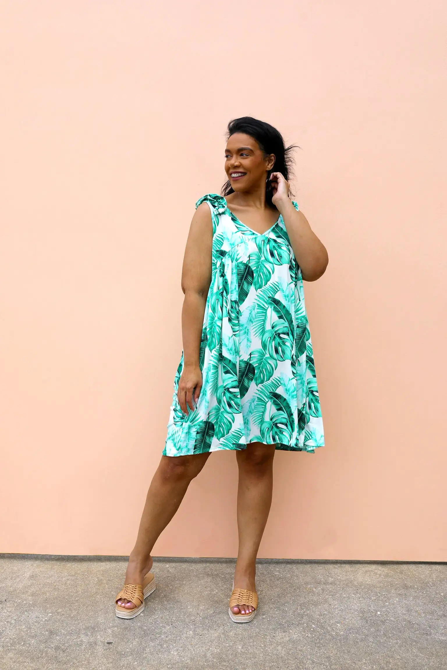 SIZE 2XL PLUS SIZE Let's Get Tropical Dress