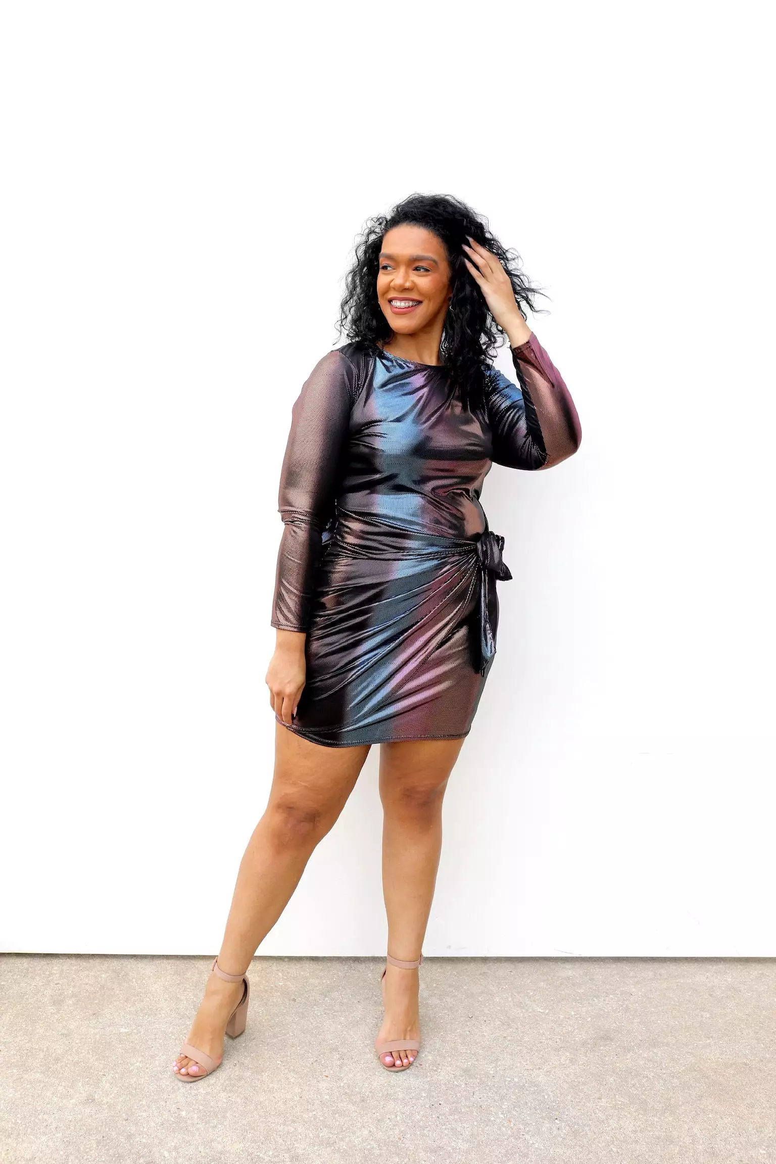 SIZE 3XL PLUS SIZE Glamorous Metallic Dress