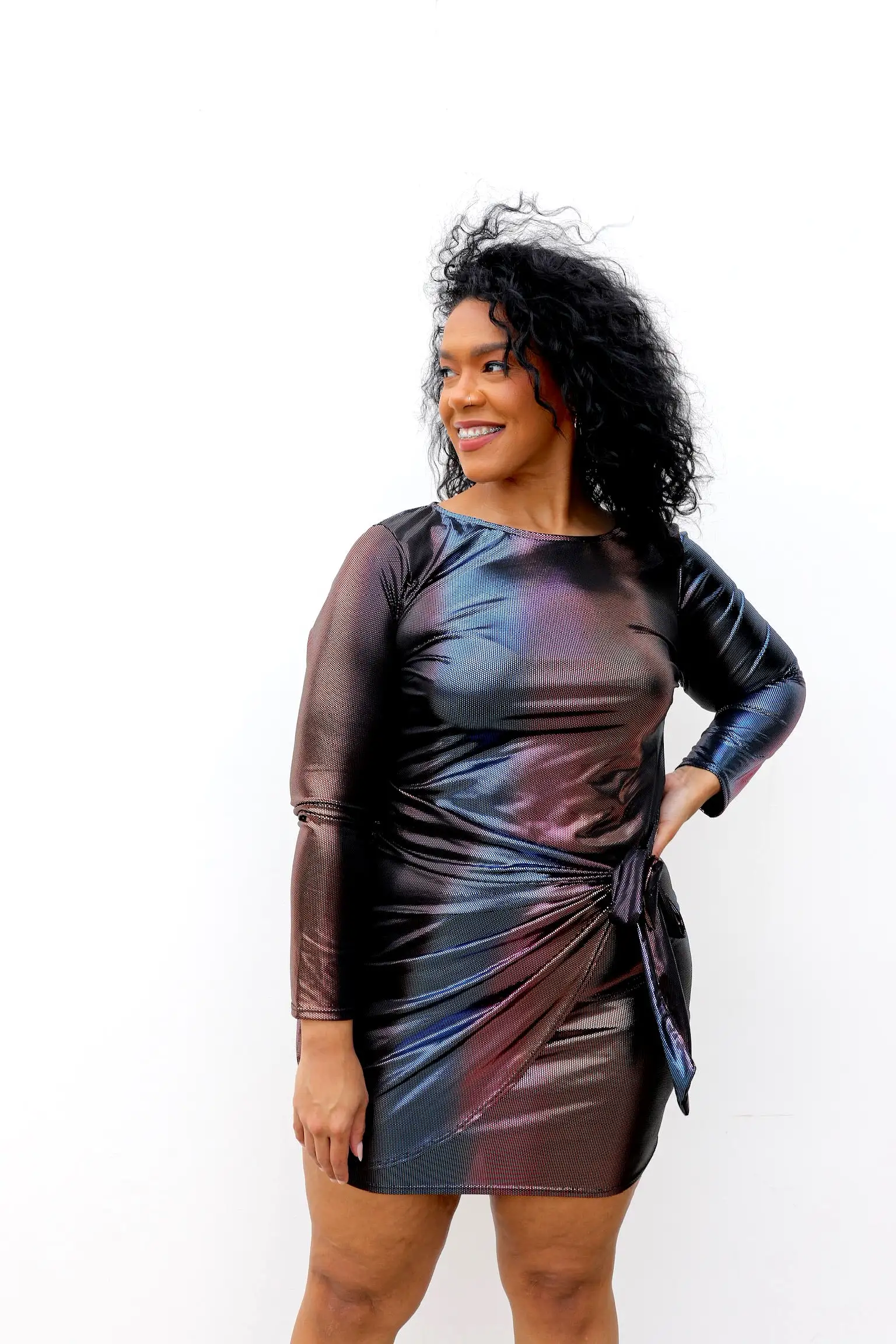 SIZE 3XL PLUS SIZE Glamorous Metallic Dress