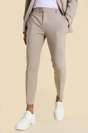 Skinny Crop Suit Trousers | boohooMAN UK