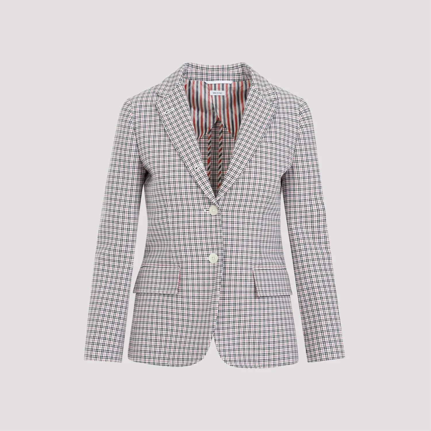 SMALL CHECK COTTON JACKET