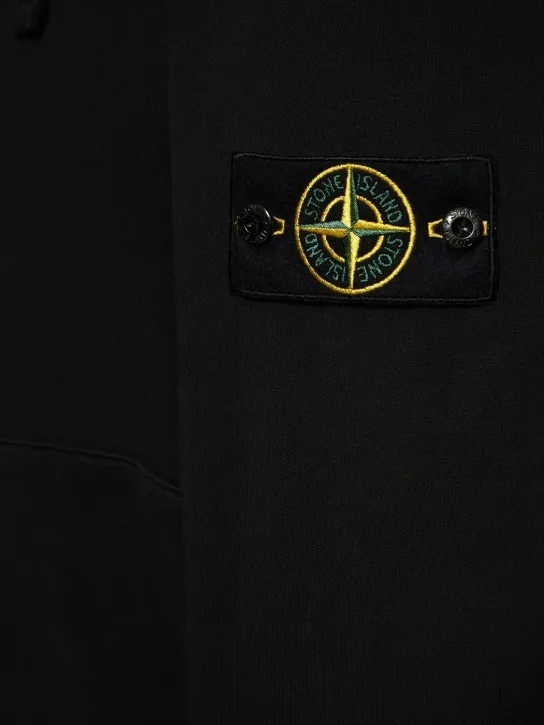 STONE ISLAND  |Long Sleeves Plain Cotton Bridal Logo Outlet Sweatshirts