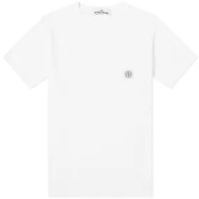 Stone Island Patch Logo Pocket T-ShirtWhite