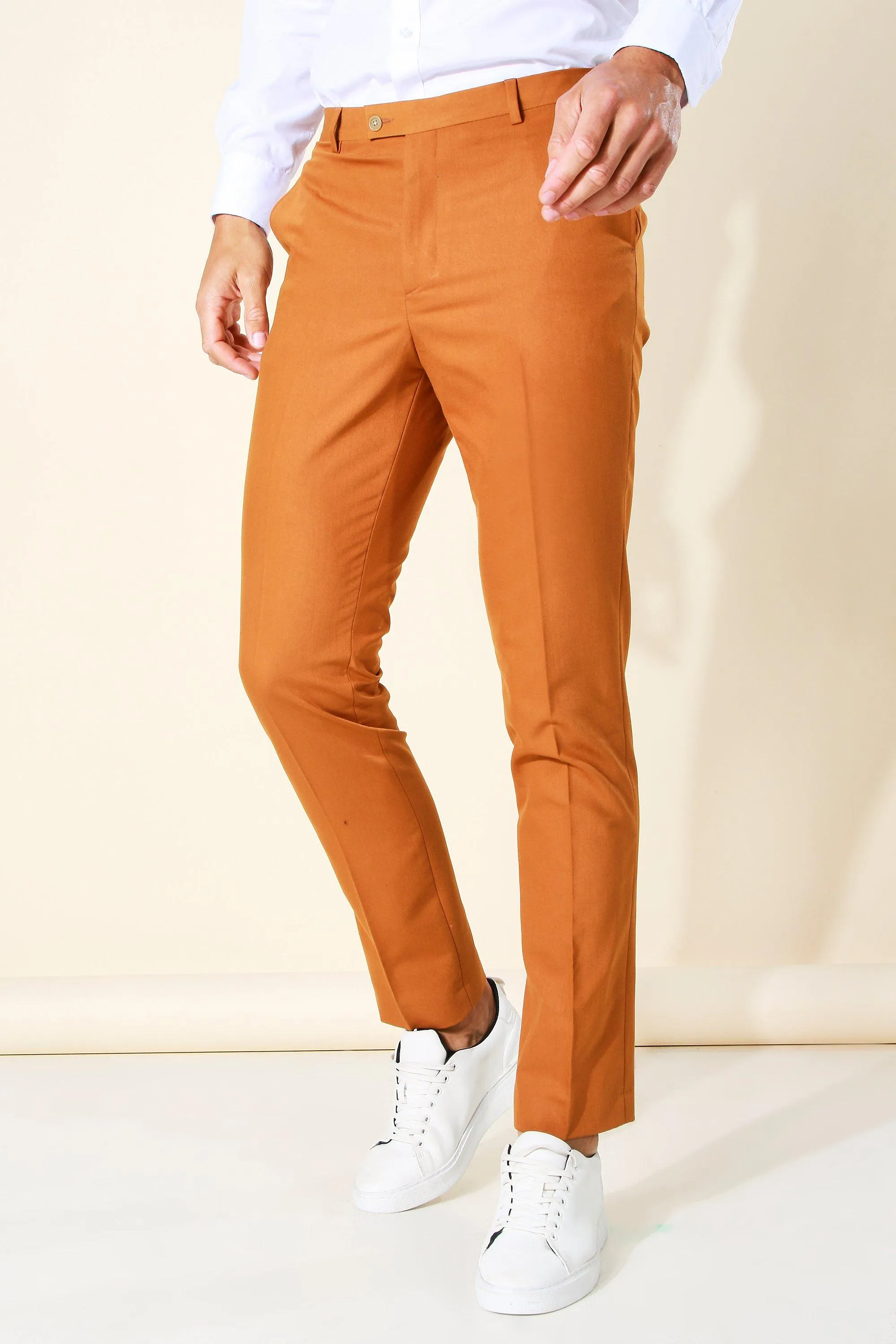 Tall Skinny Crop Trouser | boohooMAN UK