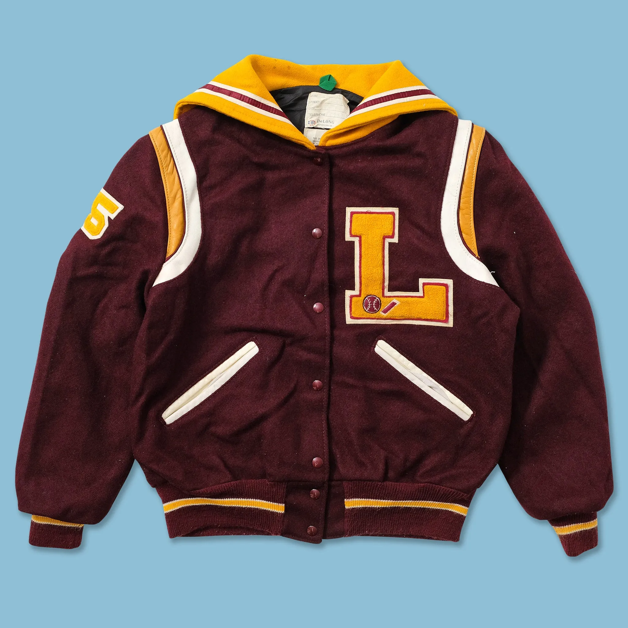 Vintage Wool Varsity Jacket Small