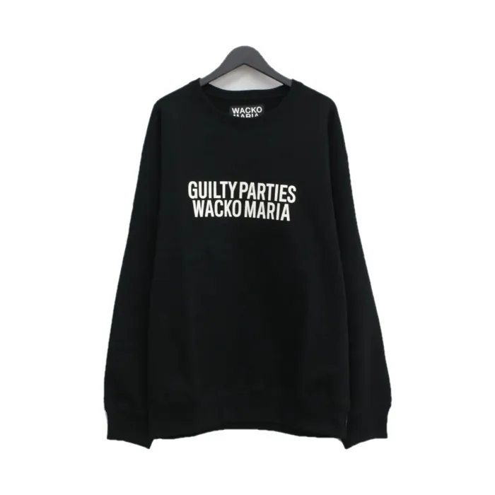 WACKO MARIA  |Crew Neck Street Style Long Sleeves Cotton Logo Sweatshirts