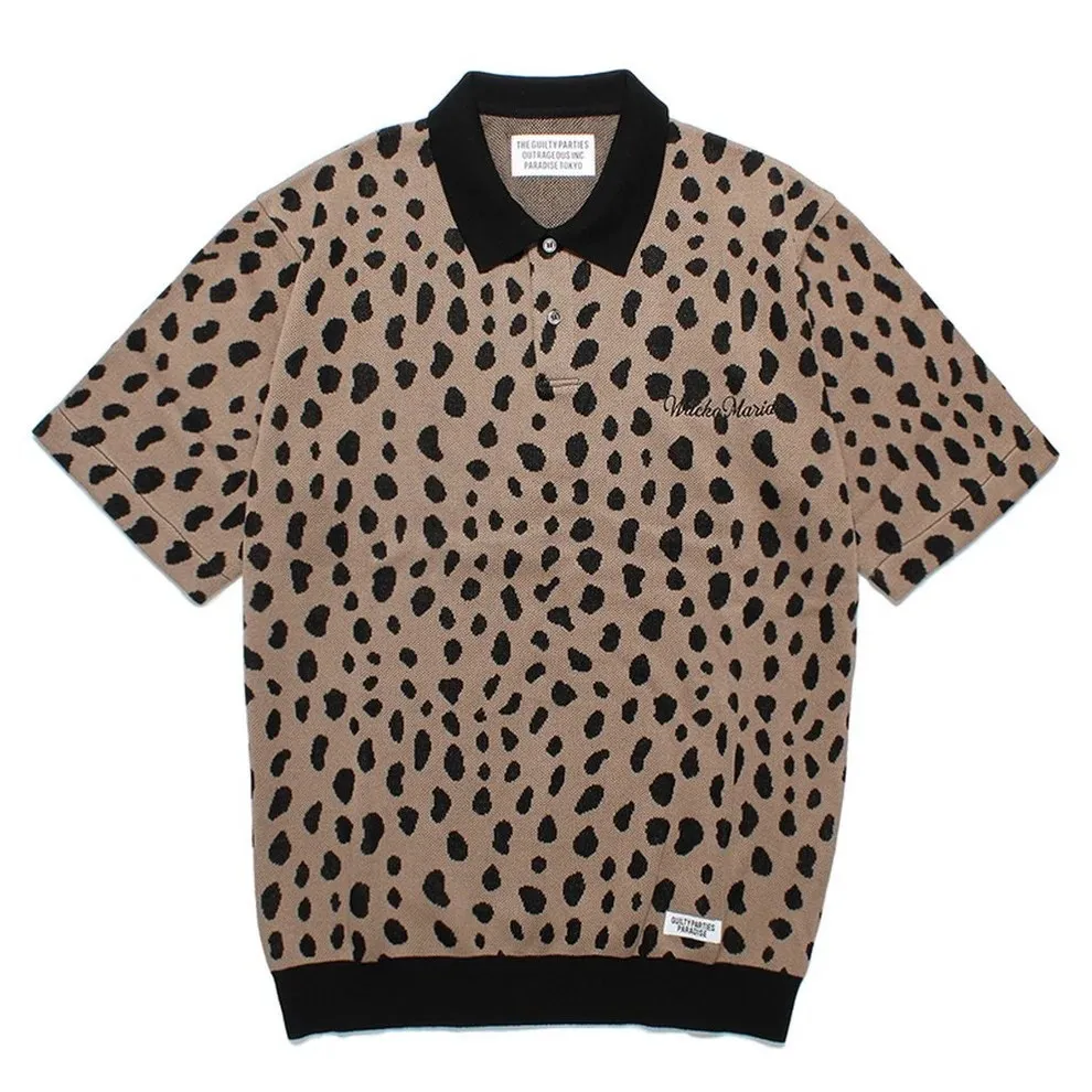 WACKO MARIA  |Leopard Patterns Street Style Short Sleeves