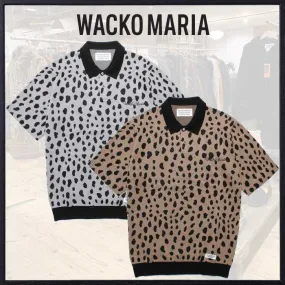 WACKO MARIA  |Leopard Patterns Street Style Short Sleeves