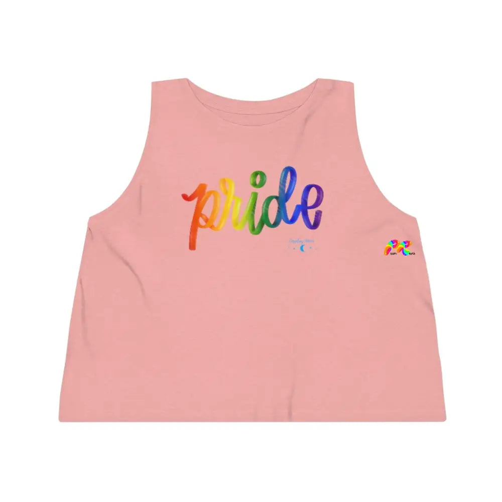 Women's Pride Sleeveless Flowy Crop Top