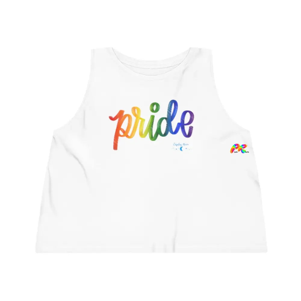 Women's Pride Sleeveless Flowy Crop Top